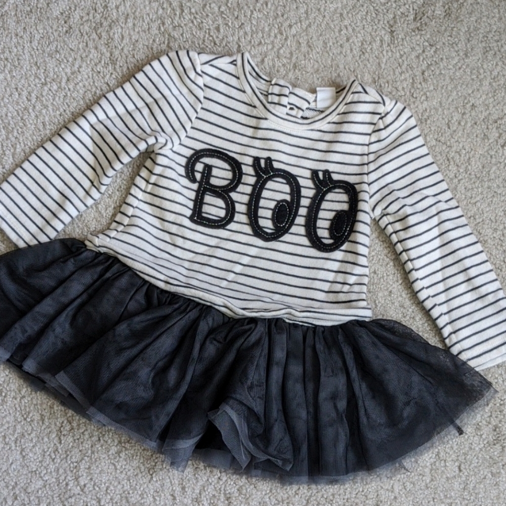 Baby Gap Boo Tutu Dress Halloween